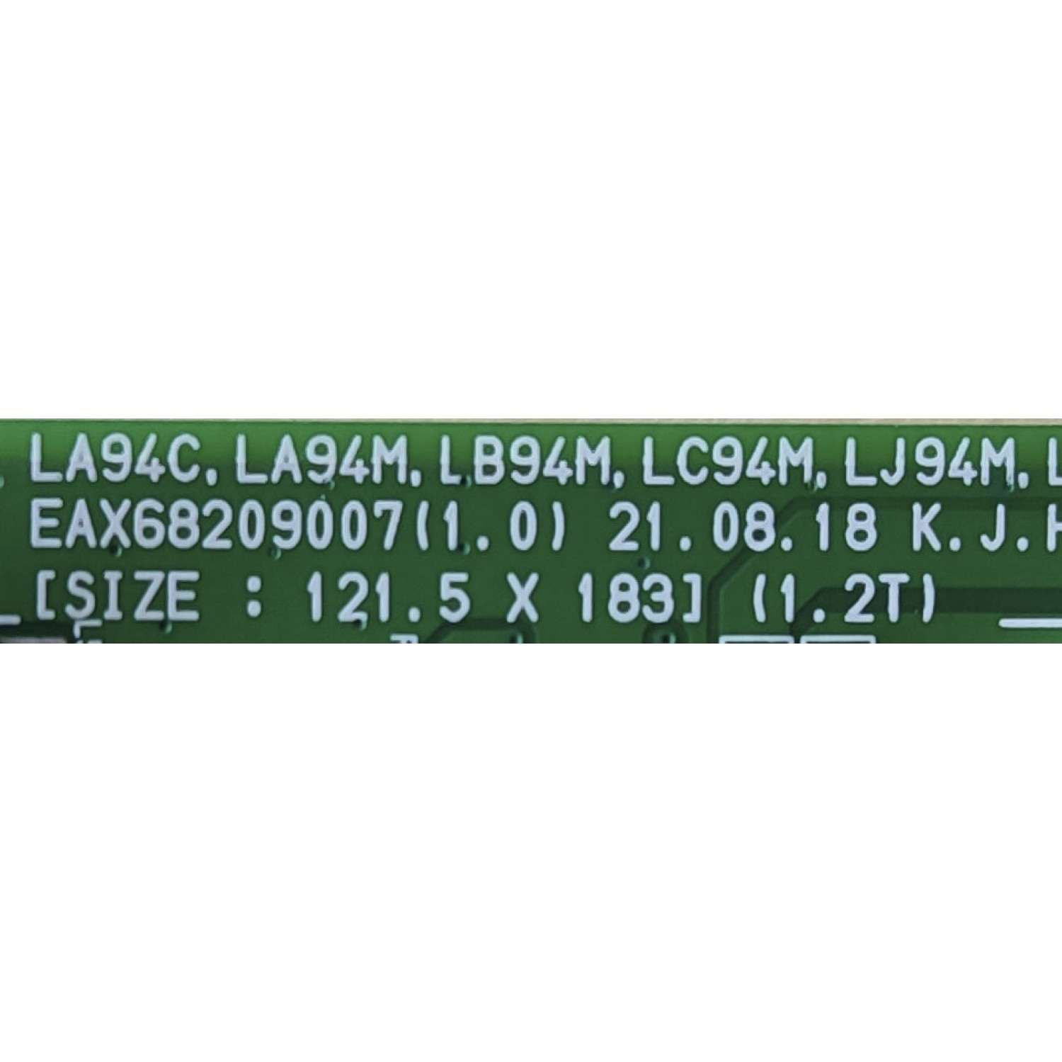 MAIN PARA TV LG / NUMERO DE PARTE EBU65672256 / EAX68209007(1.0) / 2C1L012T-0003 / XU23E1A11M / MODELO 32LM - Imagen 2